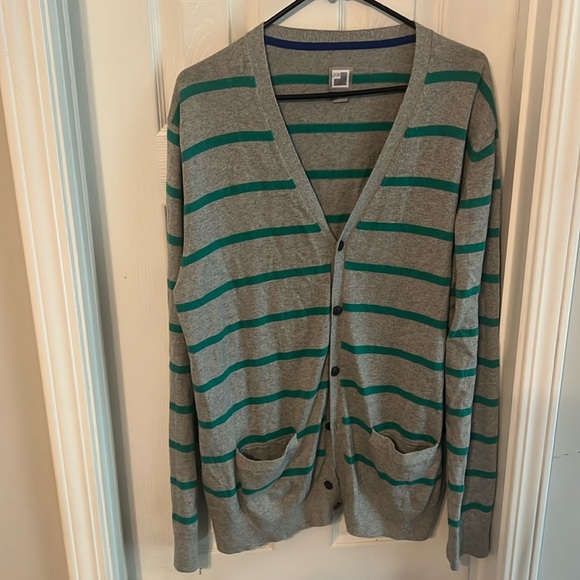 NWT JCP Gray/Green Cardigan Men Size XLarge - Picture 1 of 6